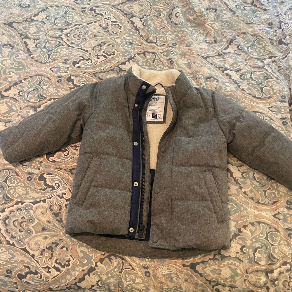 Cozy Gray babyGAP Toddler Coat Size 2T